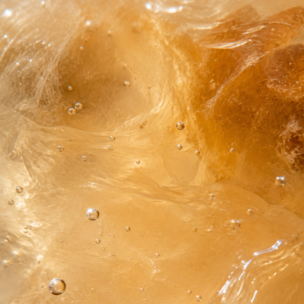 Close up shot of double boiled bird's nest texture